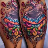 color tattoo Hive